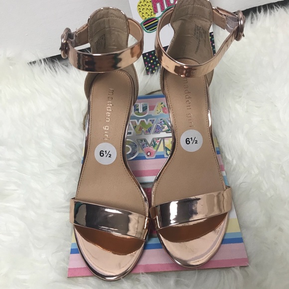 Madden Girl Shoes - MADDEN GIRL HEEL ROSE GOLD